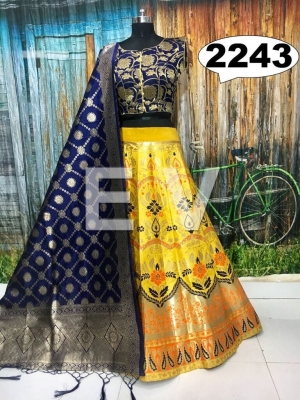 banarasi silk lehenga Manufacturer Supplier Wholesale Exporter Importer Buyer Trader Retailer in surat Gujarat India