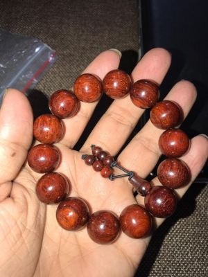 Manufacturers Exporters and Wholesale Suppliers of Red Sandalwood Bracelet 16mm Size Jaipur Rajasthan