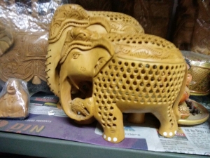 Manufacturers Exporters and Wholesale Suppliers of Wooden Under Cut Elephant Jaipur Rajasthan