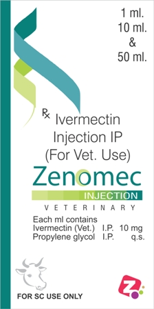 Manufacturers Exporters and Wholesale Suppliers of ZENOMEC INJECTION AMBALA CITY Haryana
