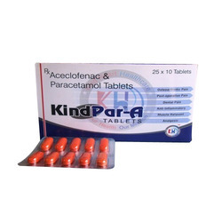 Aceclofenac Paracetamol Tablets Manufacturer Supplier Wholesale Exporter Importer Buyer Trader Retailer in Nalagarh Himachal Pradesh India