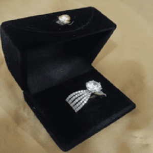 American Diamond Adjustable Ring