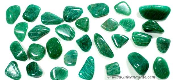 Manufacturers Exporters and Wholesale Suppliers of Amazonite Tambled Khambhat Gujarat