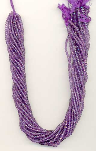 Manufacturers Exporters and Wholesale Suppliers of Amethyst Bead Faceted Jaipur Rajasthan