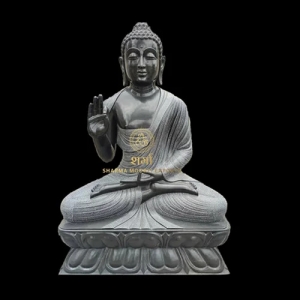 BLACK MARBLE BLESSING BUDDHA STATUE Manufacturer Supplier Wholesale Exporter Importer Buyer Trader Retailer in jaipur Rajasthan India