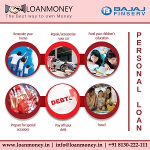 Bajaj Finserv Personal Loan through Loan Money Services in New Delhi Delhi India