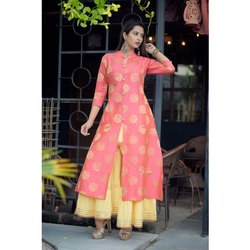 Ladies Designer Printed Palazzo Suit Manufacturer Supplier Wholesale Exporter Importer Buyer Trader Retailer in Jaipur Rajasthan India