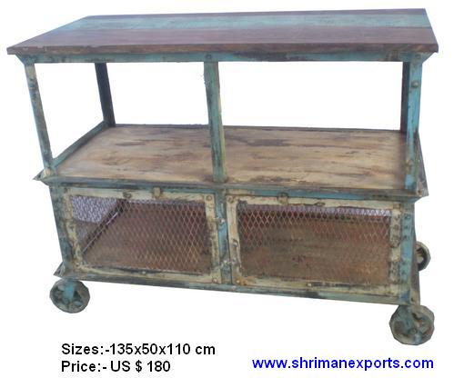 Antique Industrial Table
