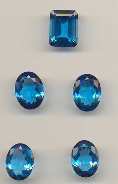 Manufacturers Exporters and Wholesale Suppliers of Blue Topaz Cut Stone Jaipur Rajasthan