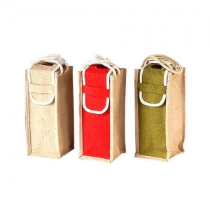 Manufacturers Exporters and Wholesale Suppliers of Jute bottle bag DELHI Delhi