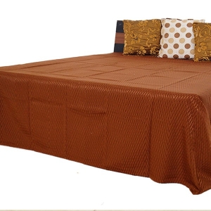 Brown Single  Bedspread
