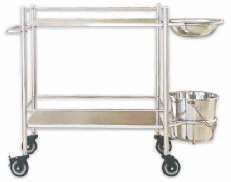 Manufacturers Exporters and Wholesale Suppliers of Dressing Trolley 18 x 30 M S New Delhi Delhi