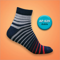 Manufacturers Exporters and Wholesale Suppliers of Ankle Stripe Printed Socks Morbi Gujarat