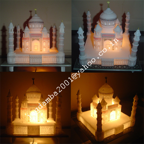 Manufacturers Exporters and Wholesale Suppliers of Marble Taj Mahal Replica Agra Uttar Pradesh