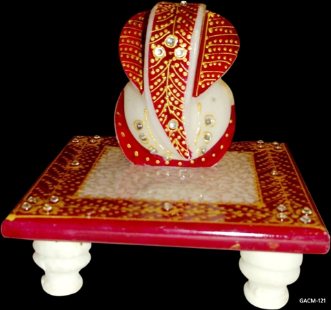 Manufacturers Exporters and Wholesale Suppliers of Marble Regular Chowki Jaipur Rajasthan