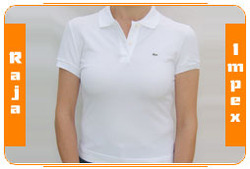 Manufacturers Exporters and Wholesale Suppliers of White Polo Shirts Ludhiana Punjab