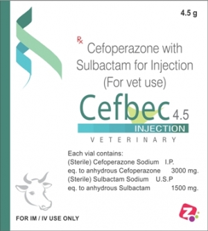Manufacturers Exporters and Wholesale Suppliers of Cefoperazone & Sulbactam 4.5 gm Injection AMBALA CITY Haryana
