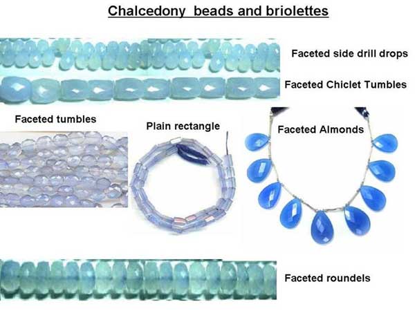 Manufacturers Exporters and Wholesale Suppliers of Chalcedony Bead Jaipur Rajasthan