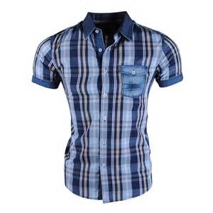 Manufacturers Exporters and Wholesale Suppliers of Check with Denim Shirt New Delhi Delhi