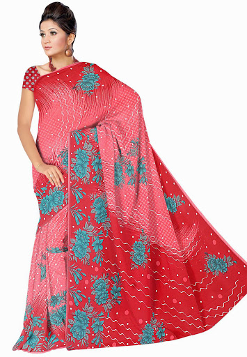 Manufacturers Exporters and Wholesale Suppliers of Red Saree SURAT Gujarat