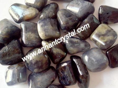 Manufacturers Exporters and Wholesale Suppliers of Iolite Tumble Khambhat Gujarat
