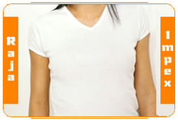 Manufacturers Exporters and Wholesale Suppliers of White T Shirts Ludhiana Punjab