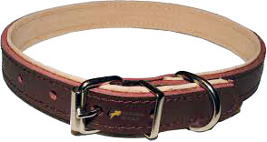 Lined Bridle leather Dog Collar Manufacturer Supplier Wholesale Exporter Importer Buyer Trader Retailer in Kanpur Uttar Pradesh India