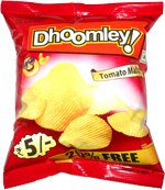 Dhoomley! Tomato Flavored Potato chips Manufacturer Supplier Wholesale Exporter Importer Buyer Trader Retailer in Ahmednagar Maharashtra India