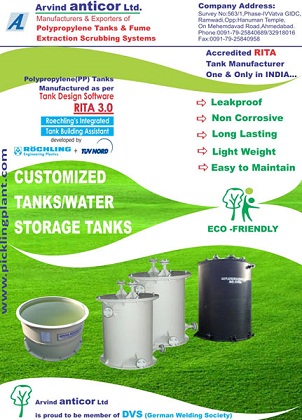 Manufacturers Exporters and Wholesale Suppliers of Customized Pp Tank Ahmedabad Gujarat
