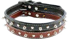 Manufacturers Exporters and Wholesale Suppliers of Soft Leather Dog Collar with spicks and studs Kanpur Uttar Pradesh
