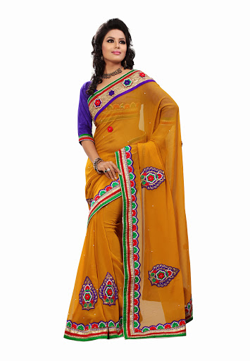 Manufacturers Exporters and Wholesale Suppliers of Mustered Saree SURAT Gujarat