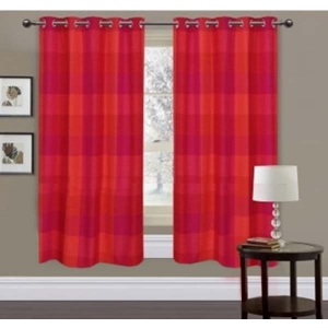 Manufacturers Exporters and Wholesale Suppliers of Orange Window Curtain Panaji Goa