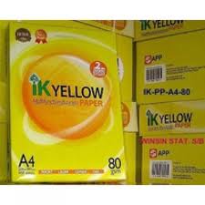 Manufacturers Exporters and Wholesale Suppliers of A4 IK Yellow office paper Kota Kinabalu Sabah