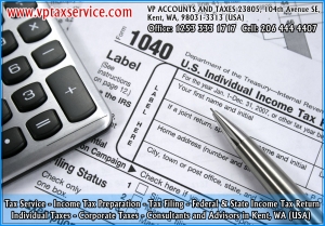 Service Provider of Tax Return Preparation and Filing in Kent kent Washington 