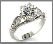 Female Engagement Ring Manufacturer Supplier Wholesale Exporter Importer Buyer Trader Retailer in New Delhi Delhi India