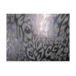 Manufacturers Exporters and Wholesale Suppliers of Foil Print Flocking Decorated Fabric Surat Gujarat