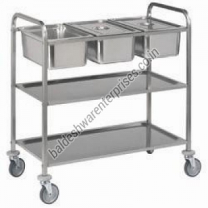 FOOD SERVING TROLLEY Manufacturer Supplier Wholesale Exporter Importer Buyer Trader Retailer in Kutch Gujarat India