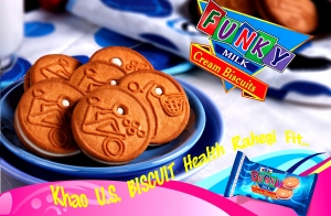 Funky Milk Cream Biscuits