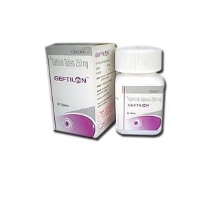 Geftilon 250 mg Gefitinib Tablets Manufacturer Supplier Wholesale Exporter Importer Buyer Trader Retailer in New Delhi Delhi India