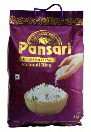 Manufacturers Exporters and Wholesale Suppliers of PANSARI KHANA KHAZANA BASMATI RICE 5KG (PACK OF 4) New Delhi Delhi