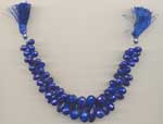 Manufacturers Exporters and Wholesale Suppliers of Lapis Lazuli Drop Faceted Jaipur Rajasthan