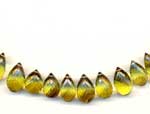 Manufacturers Exporters and Wholesale Suppliers of Lemon Smokey Drop Faceted Jaipur Rajasthan