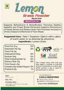 Lemon Grass Powder Manufacturer Supplier Wholesale Exporter Importer Buyer Trader Retailer in Jaipur Rajasthan India