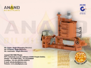 Maize Germ Seed Oil Expeller Machine