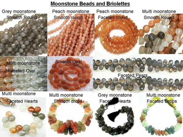 Manufacturers Exporters and Wholesale Suppliers of Moonstone Beads Jaipur Rajasthan