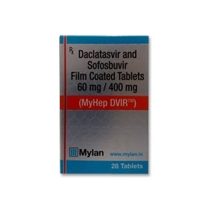 Myhep DVIR (Sofosbuvir & Daclatasvir) Tablet Manufacturer Supplier Wholesale Exporter Importer Buyer Trader Retailer in New Delhi Delhi India