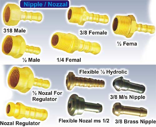 Manufacturers Exporters and Wholesale Suppliers of Nipple & Nozzle New Delhi Delhi