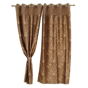 Manufacturers Exporters and Wholesale Suppliers of Trunk Damask Print Plain Patta Khaki Window Curtain Panaji Goa