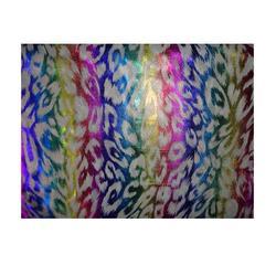 Manufacturers Exporters and Wholesale Suppliers of Peacock Foil Printing Fabric Surat Gujarat