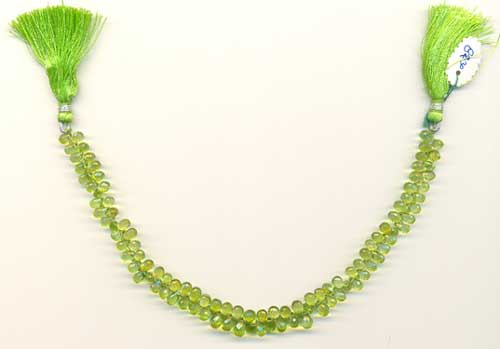 Manufacturers Exporters and Wholesale Suppliers of Peridot Drop Faceted Jaipur Rajasthan